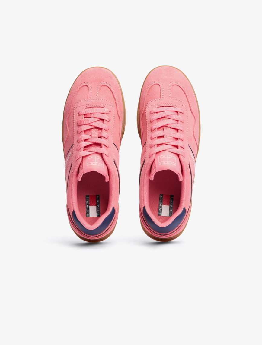 Tommy Hilfiger The Greenwich Suede Kadın Pembe Sneaker Tommy Hilfiger The Greenwich Suede Kadın Pembe Sneaker