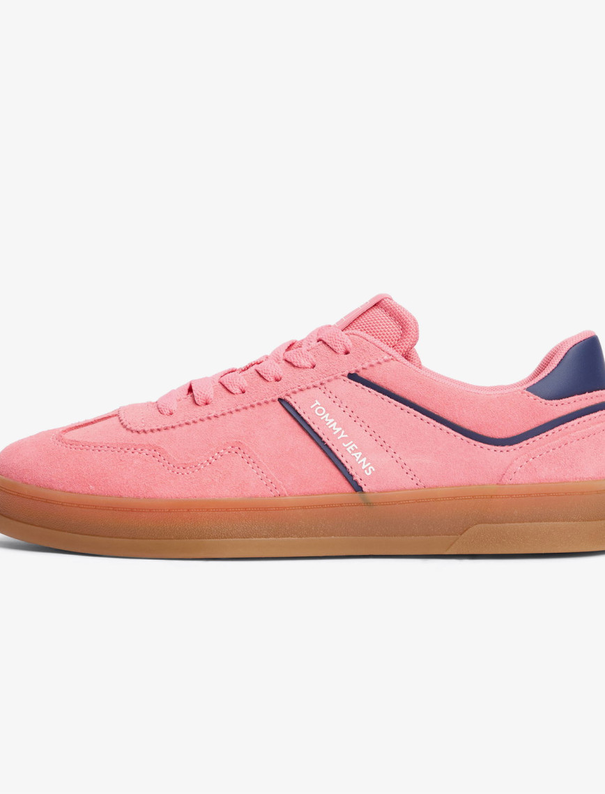 Tommy Hilfiger The Greenwich Suede Kadın Pembe Sneaker Tommy Hilfiger The Greenwich Suede Kadın Pembe Sneaker