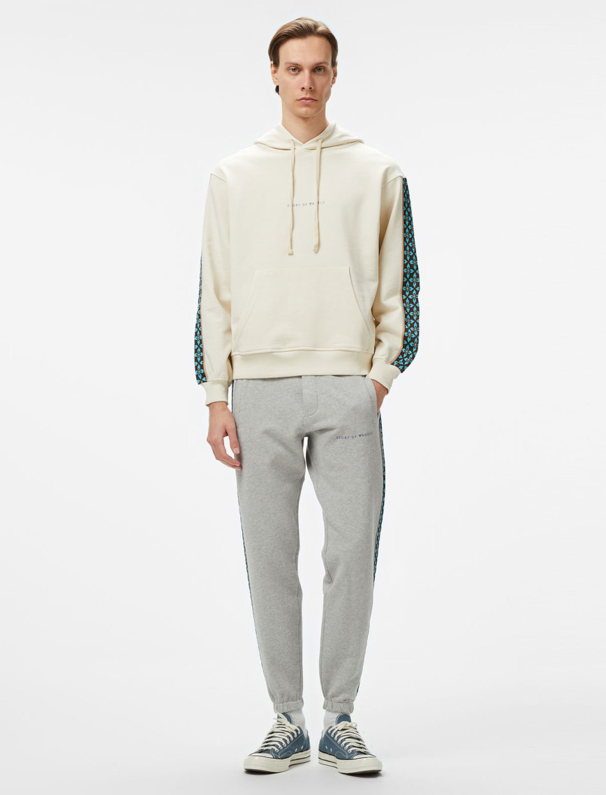 Story Of Angels Soa Dream Logo Band Erkek Krem Hoodie Story Of Angels Soa Dream Logo Band Erkek Krem Hoodie