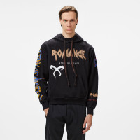 Story Of Angels Gold Angel Hand-Dye Erkek Siyah Hoodie Story Of Angels Gold Angel Hand-Dye Erkek Siyah Hoodie