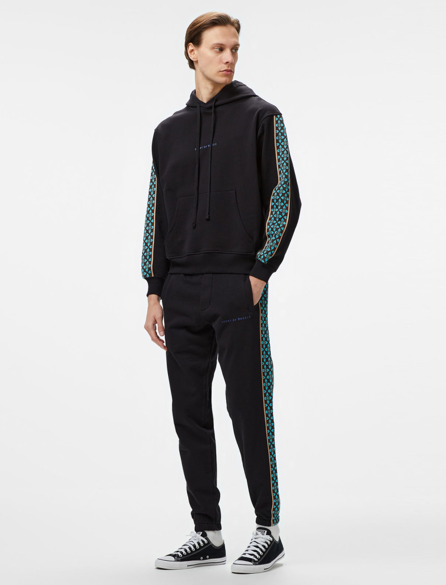 Story Of Angels Eternally Yours Romance Erkek Siyah Hoodie Story Of Angels Eternally Yours Romance Erkek Siyah Hoodie