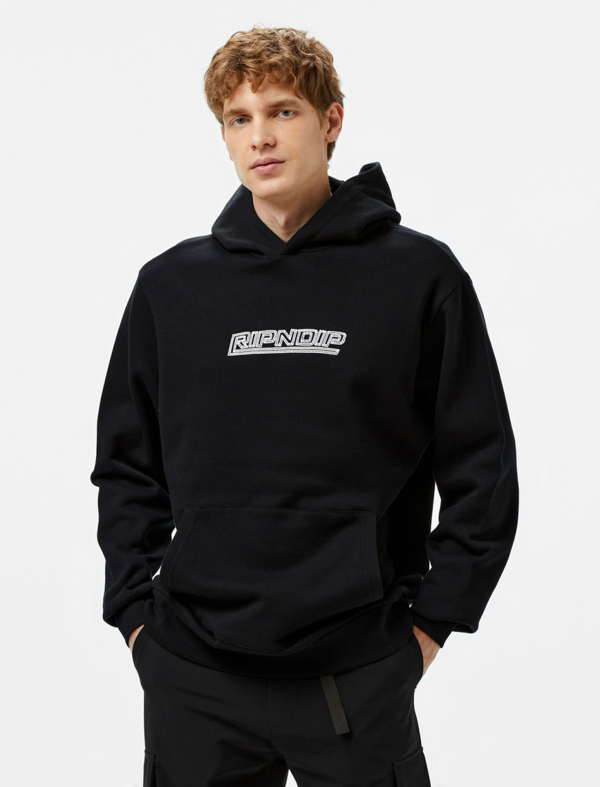 Ripndip Robo Nerm Erkek Siyah Hoodie Ripndip Robo Nerm Erkek Siyah Hoodie