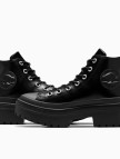 Converse Chuck Taylor All Star Lugged Heel Kadın Siyah Deri Platform Bot Converse Chuck Taylor All Star Lugged Heel Kadın Siyah Deri Platform Bot