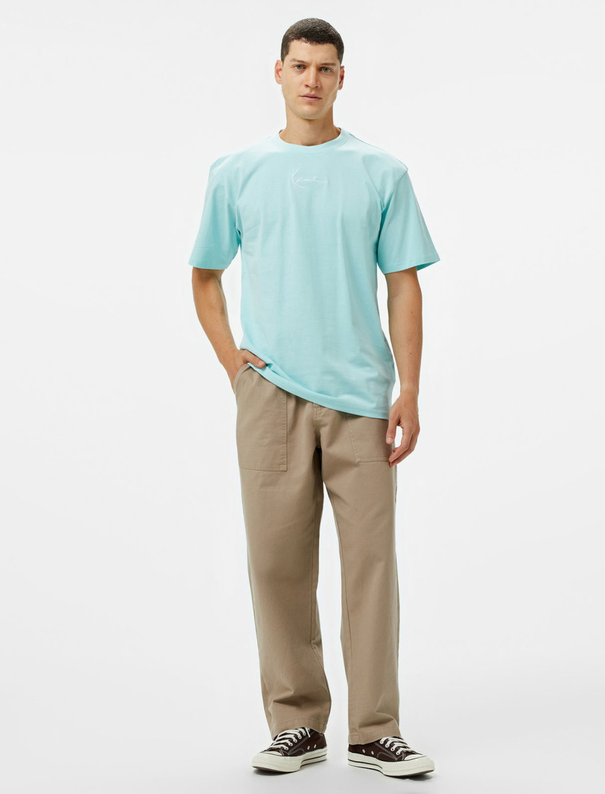 Karl Kani Small Signature Essential Erkek Lacivert T-Shirt Karl Kani Small Signature Essential Erkek Lacivert T-Shirt