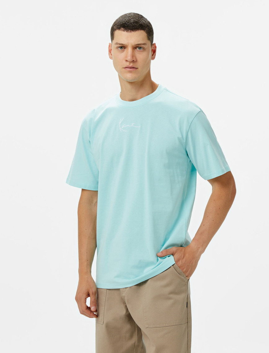 Karl Kani Small Signature Essential Erkek Lacivert T-Shirt Karl Kani Small Signature Essential Erkek Lacivert T-Shirt