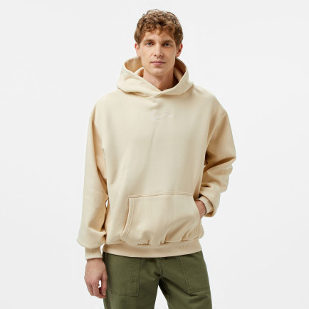 Karl Kani Small Signature Essential Os Erkek Krem Hoodie Karl Kani Small Signature Essential Os Erkek Krem Hoodie