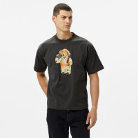 Market Hunter Bear Erkek Siyah T-Shirt