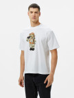 Market Hunter Bear Erkek Beyaz T-Shirt