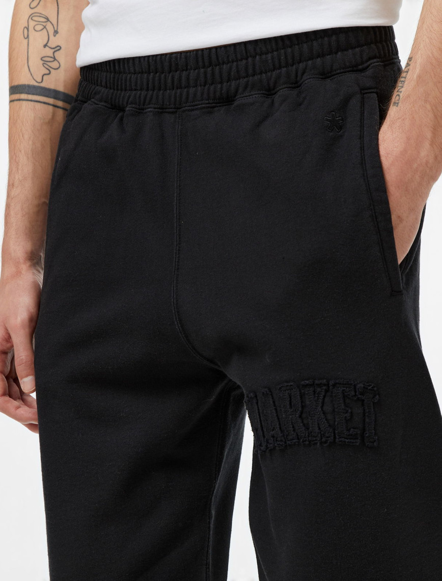 Market Washed Arc Erkek Siyah Pantolon