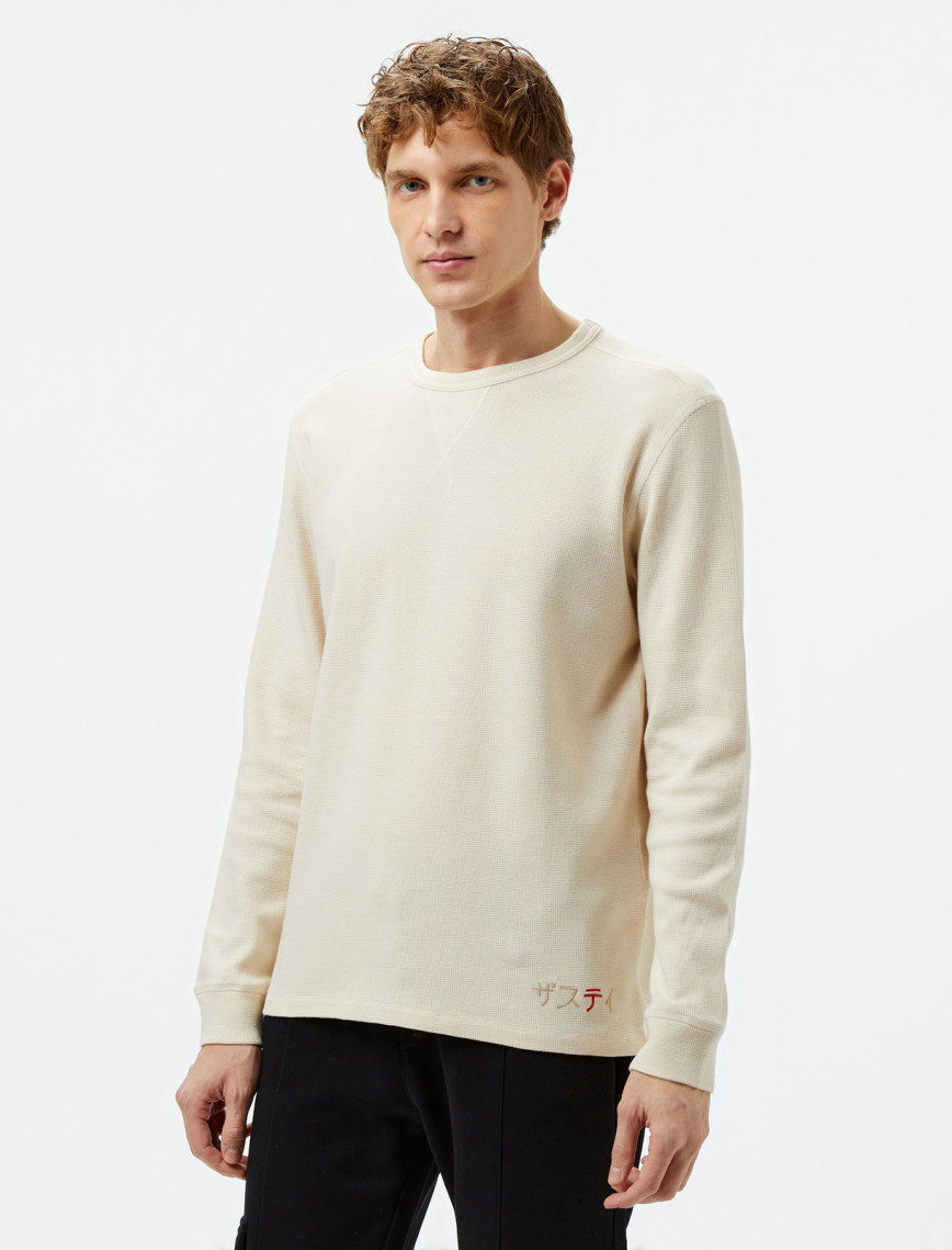 The Stay Line Tsls7Uge06 Erkek Krem T-Shirt The Stay Line Tsls7Uge06 Erkek Krem T-Shirt