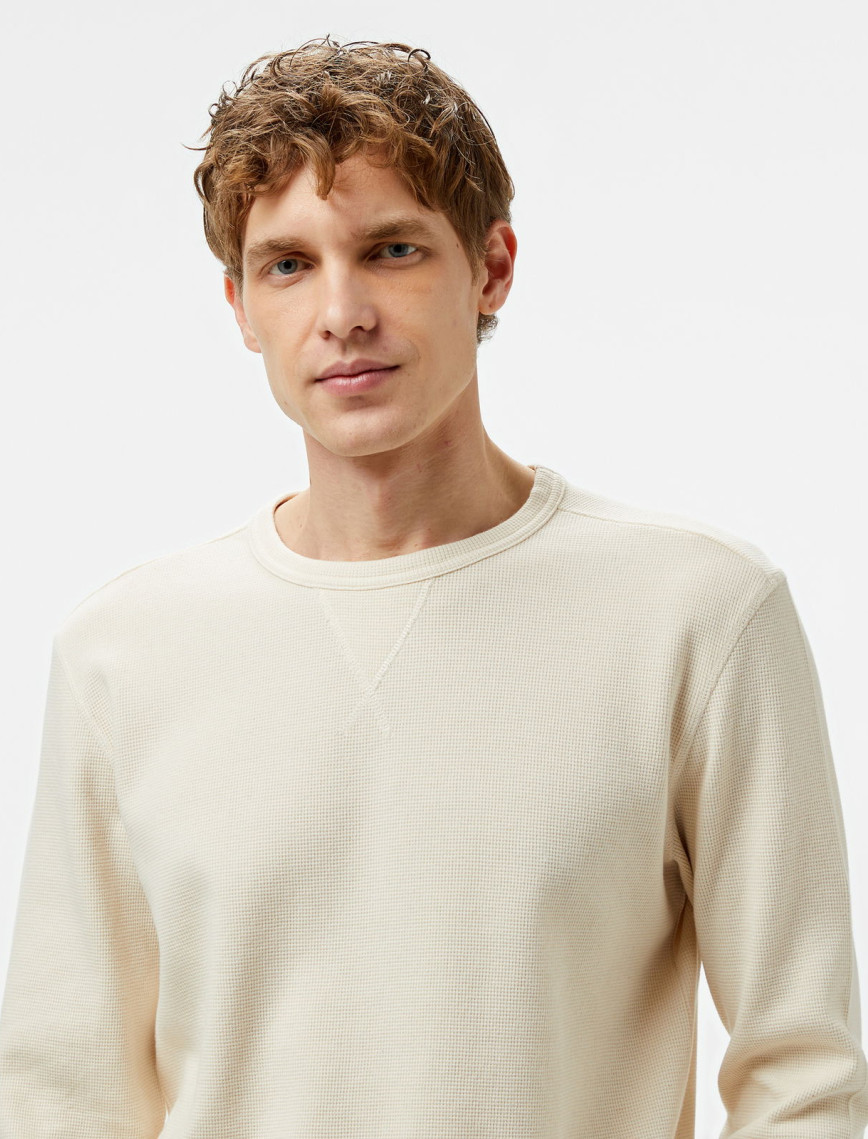 The Stay Line Tsls7Uge06 Erkek Krem T-Shirt The Stay Line Tsls7Uge06 Erkek Krem T-Shirt