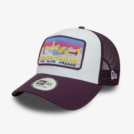 New Era Ski Courchevel Patch Unisex Mor/Beyaz Şapka