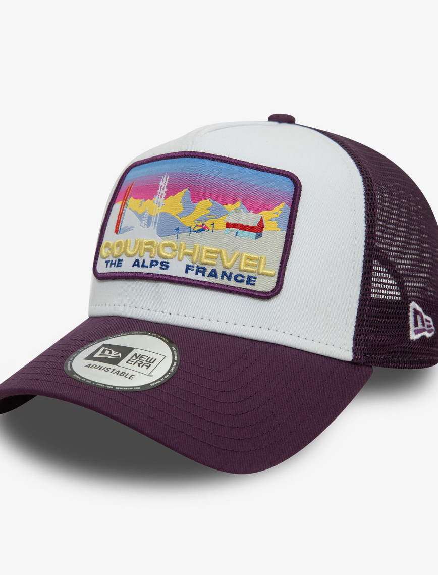 New Era Ski Courchevel Patch Unisex Mor/Beyaz Şapka