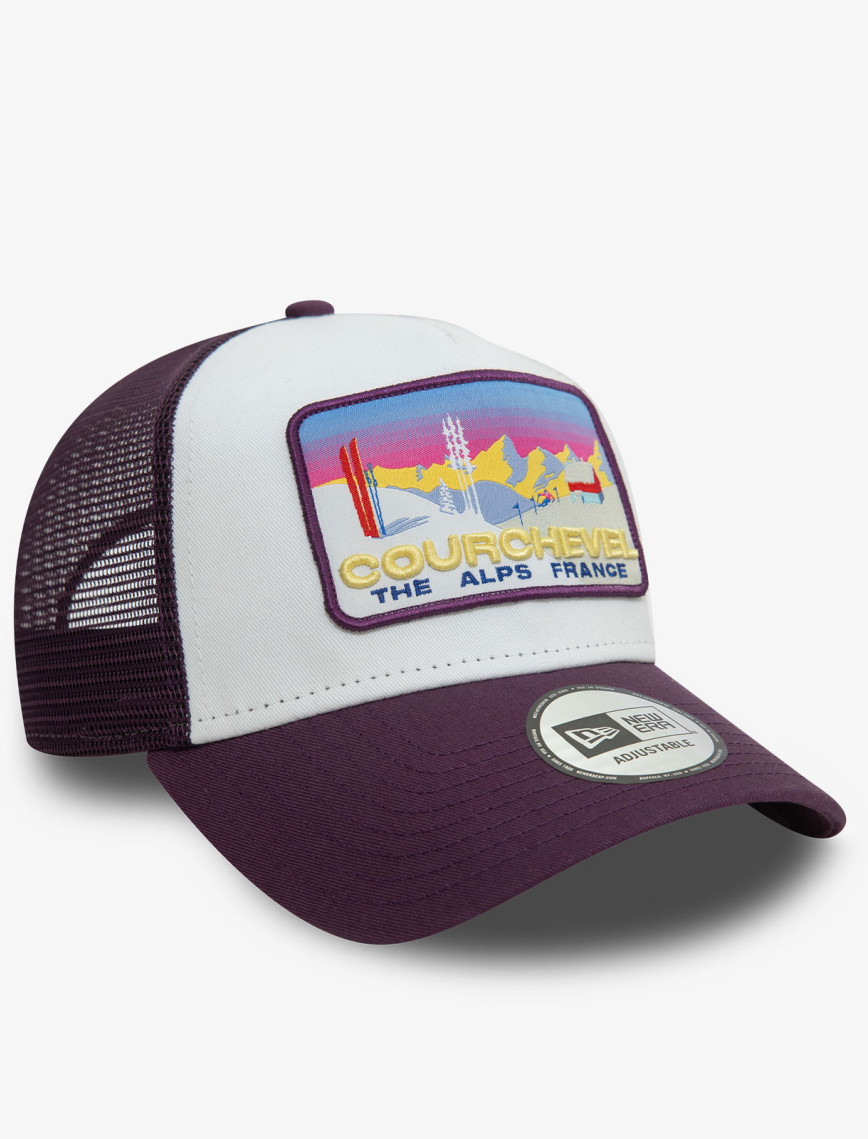 New Era Ski Courchevel Patch Unisex Mor/Beyaz Şapka