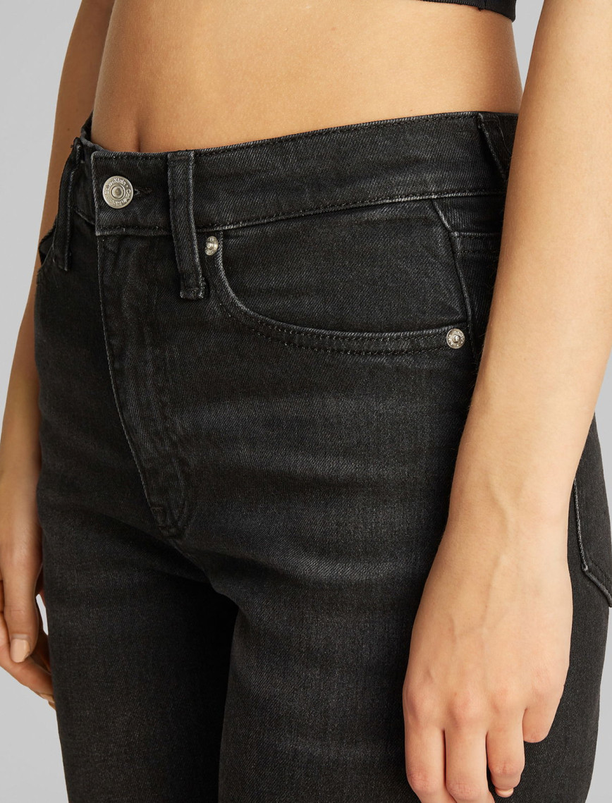 Calvin Klein Rayon Sweater Bralette Kadın Siyah Triko Calvin Klein Rayon Sweater Bralette Kadın Siyah Triko