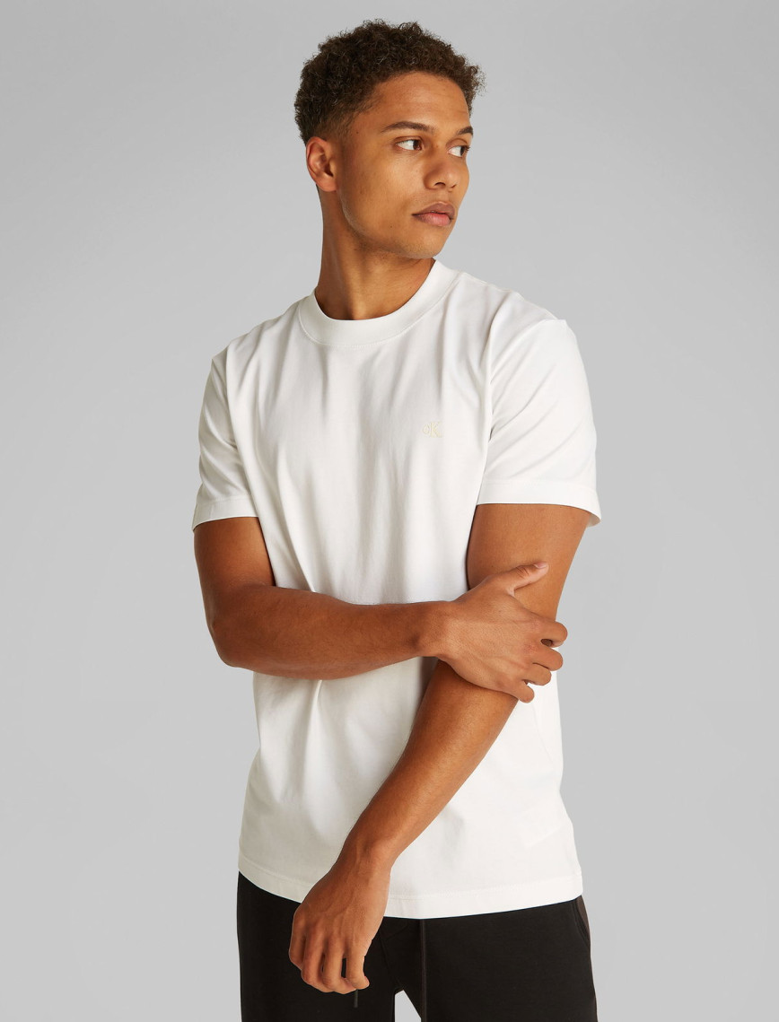 Calvin Klein Heavy Regular Erkek Beyaz T-Shirt Calvin Klein Heavy Regular Erkek Beyaz T-Shirt