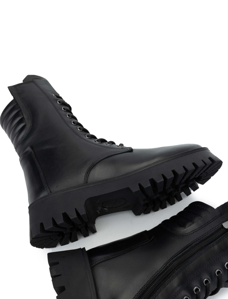 Tamer Tanca Kadın Hakiki Deri Siyah Deri Casual Bot Tamer Tanca Kadın Hakiki Deri Siyah Deri Casual Bot