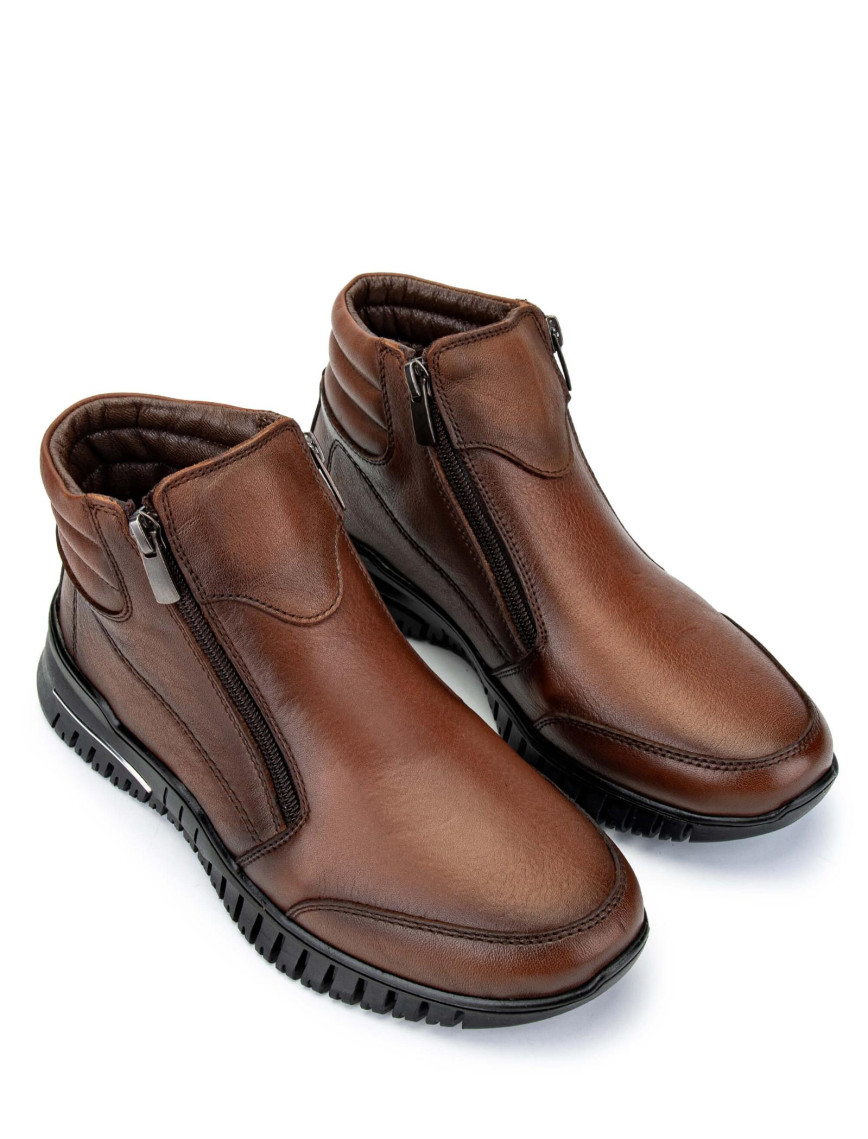 Tamer Tanca Kadın Hakiki Deri Taba Deri Casual Bot