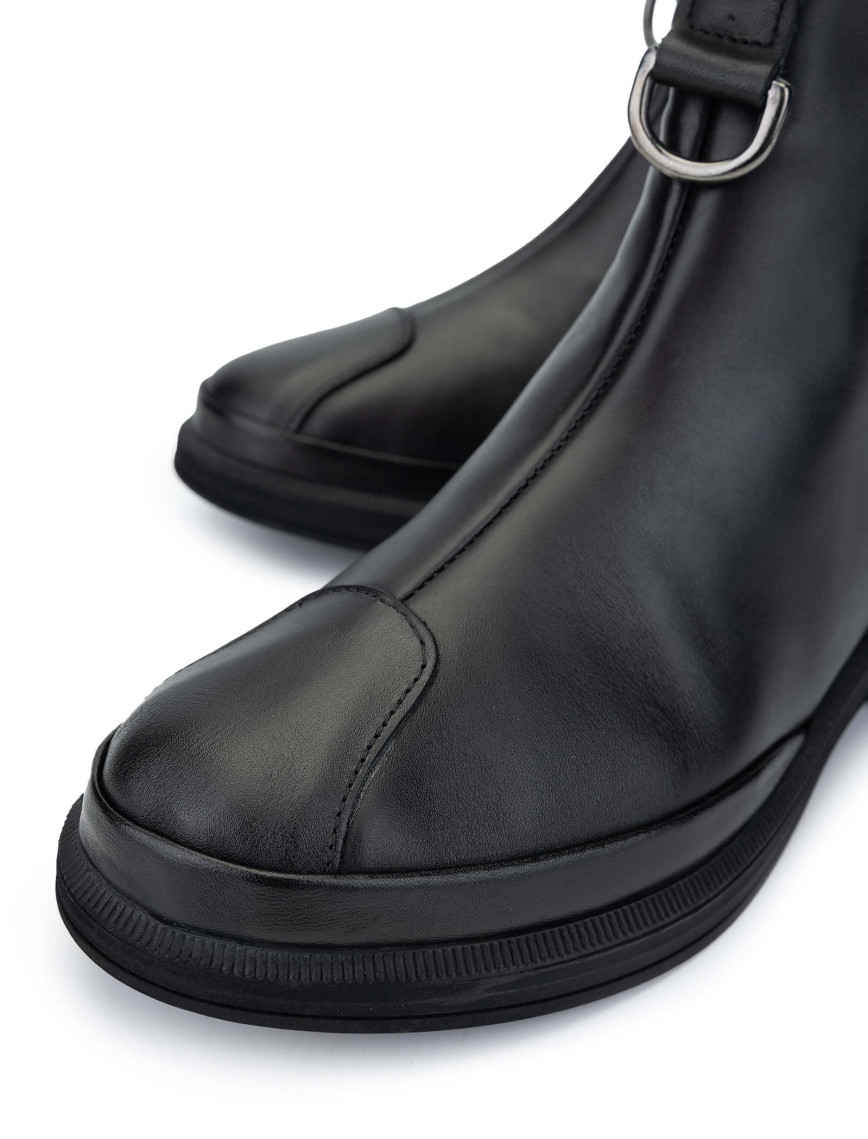 Tamer Tanca Kadın Hakiki Deri Siyah Deri Casual Bot Tamer Tanca Kadın Hakiki Deri Siyah Deri Casual Bot