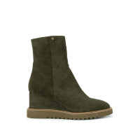 Tamer Tanca Kadın Hakiki Deri Haki Süet Casual Bot