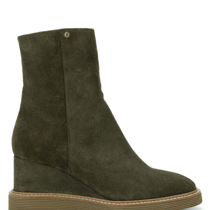 Tamer Tanca Kadın Hakiki Deri Haki Süet Casual Bot Tamer Tanca Kadın Hakiki Deri Haki Süet Casual Bot