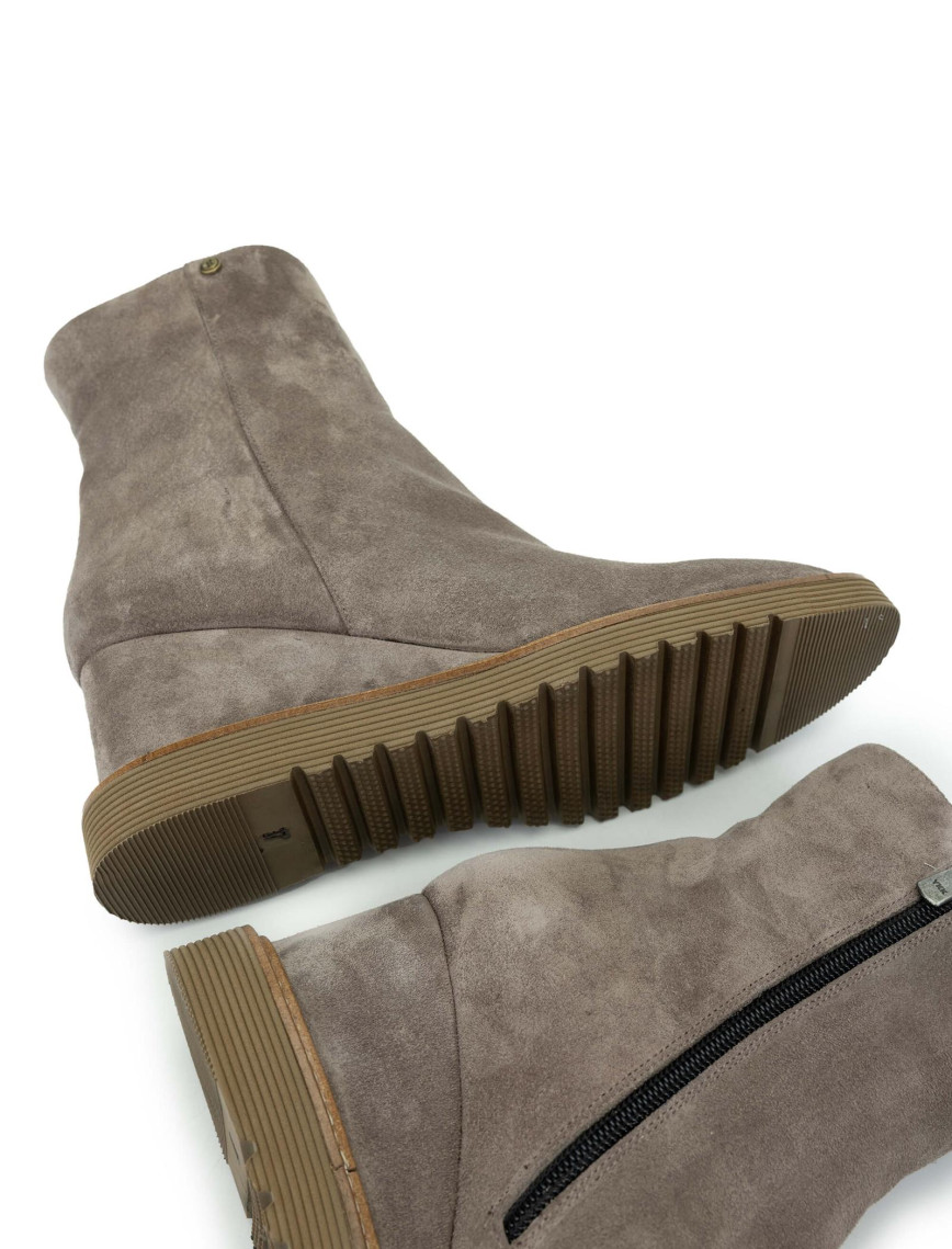 Tamer Tanca Kadın Hakiki Deri Vizon Süet Casual Bot