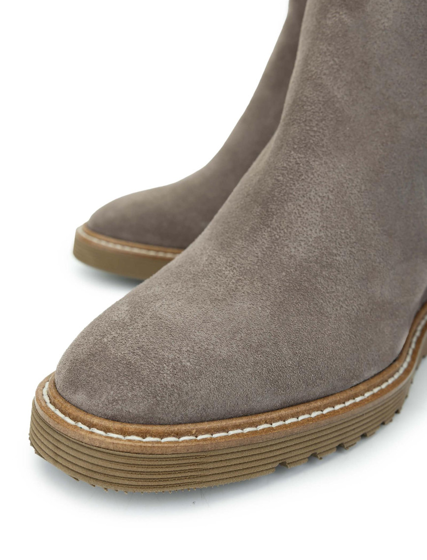 Tamer Tanca Kadın Hakiki Deri Vizon Süet Casual Bot