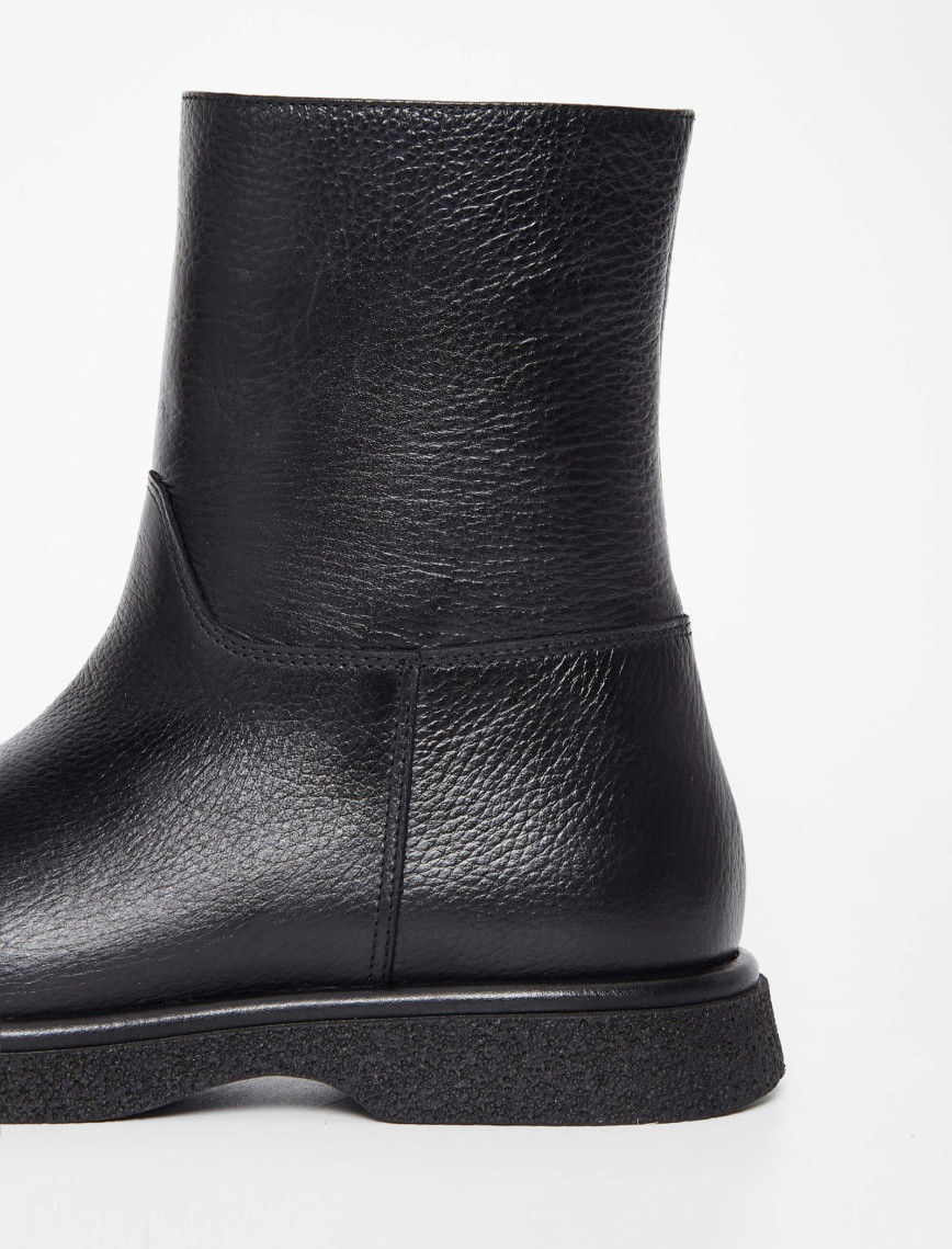 Tamer Tanca Kadın Hakiki Deri Siyah Casual Bot Tamer Tanca Kadın Hakiki Deri Siyah Casual Bot