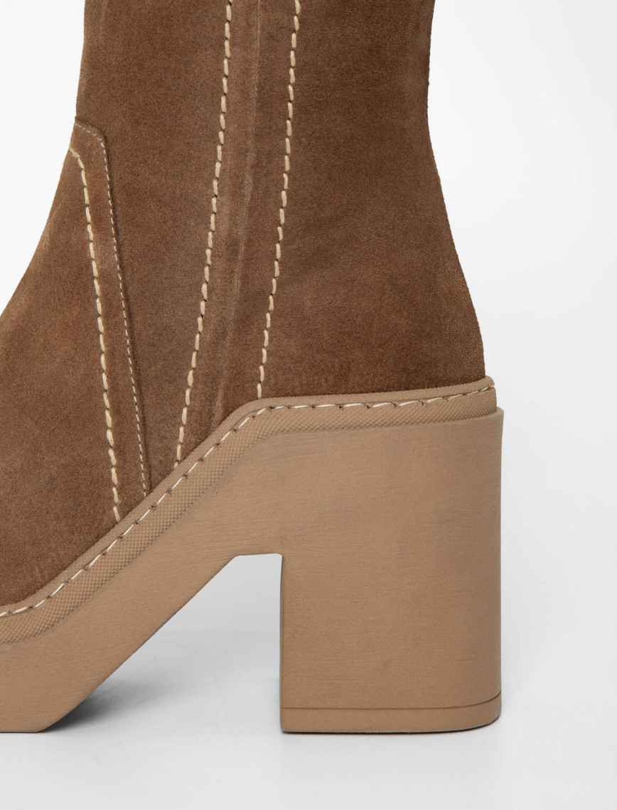 Tamer Tanca Kadın Hakiki Deri Vizon Casual Bot Tamer Tanca Kadın Hakiki Deri Vizon Casual Bot