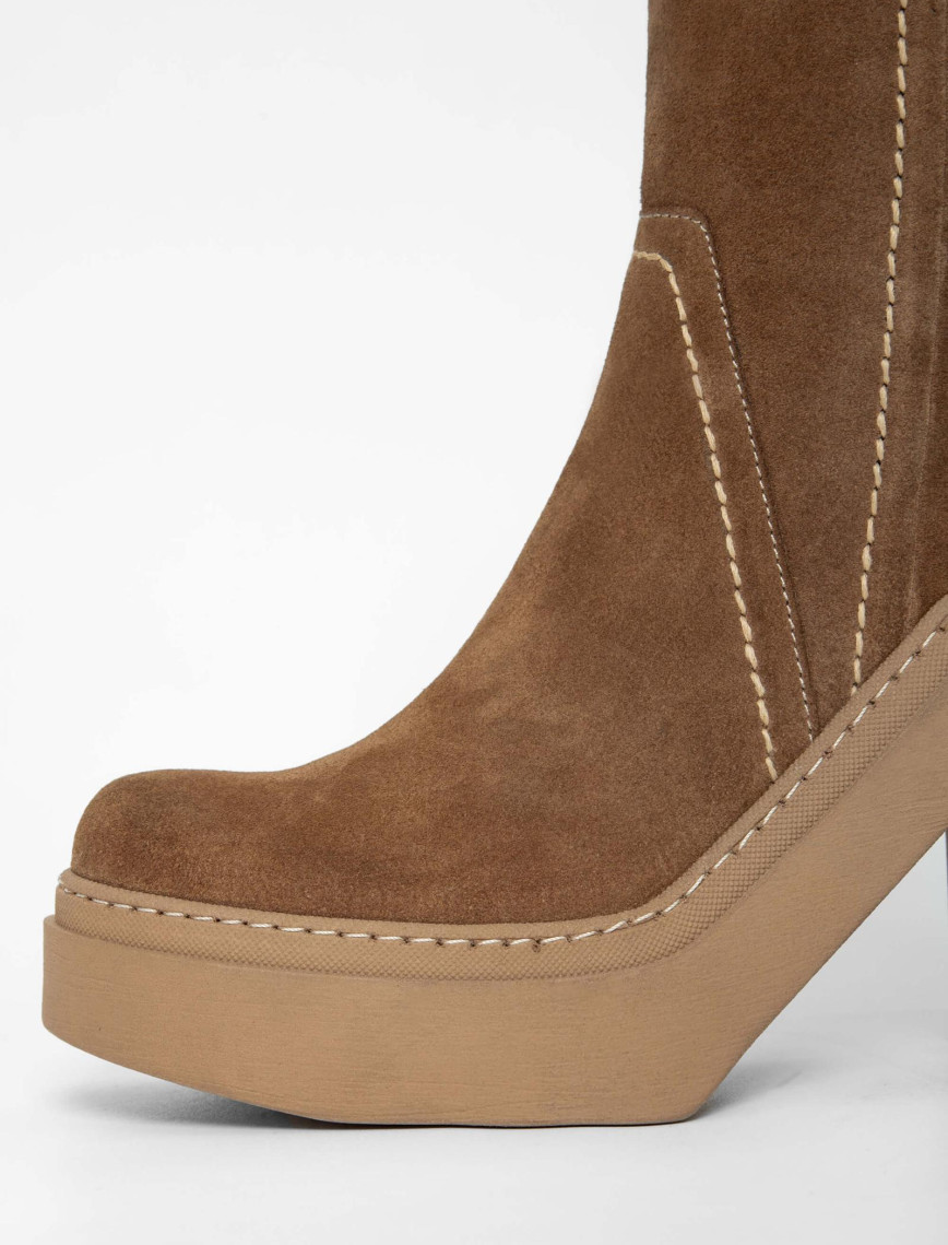 Tamer Tanca Kadın Hakiki Deri Vizon Casual Bot Tamer Tanca Kadın Hakiki Deri Vizon Casual Bot