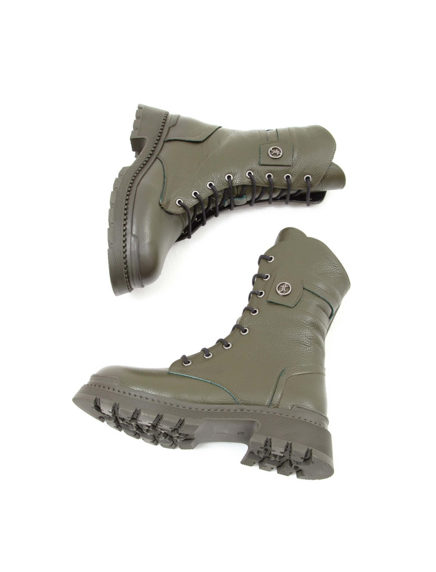 Tamer Tanca Kadın Hakiki Deri Yeşil Casual Bot