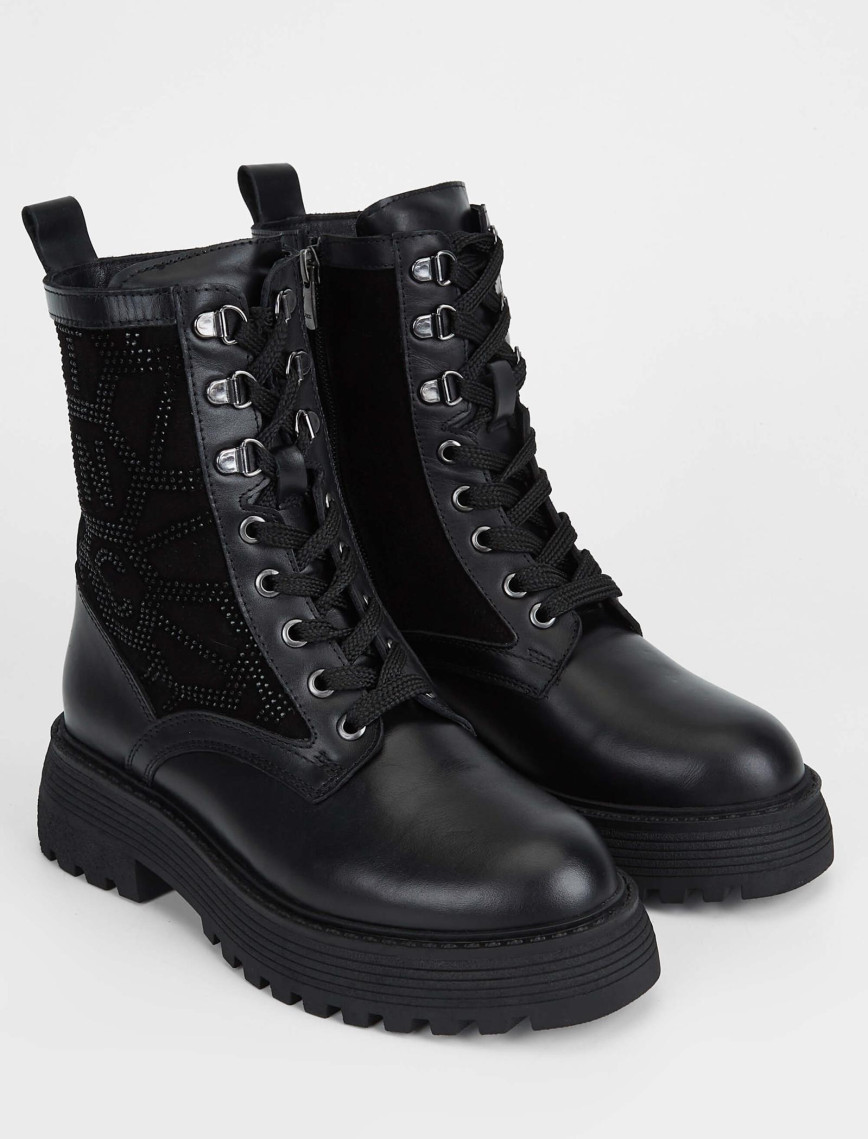 Tamer Tanca Kadın Hakiki Deri Siyah Deri Casual Bot Tamer Tanca Kadın Hakiki Deri Siyah Deri Casual Bot