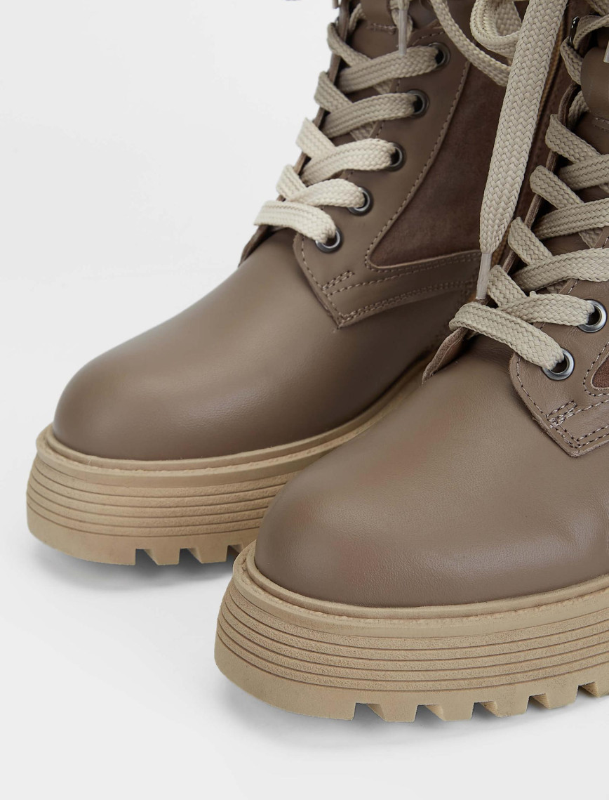 Tamer Tanca Kadın Hakiki Deri Vizon Casual Bot Tamer Tanca Kadın Hakiki Deri Vizon Casual Bot