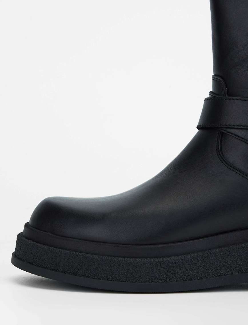 Tamer Tanca Kadın Hakiki Deri Siyah Deri Casual Bot Tamer Tanca Kadın Hakiki Deri Siyah Deri Casual Bot