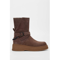 Tamer Tanca Kadın Hakiki Deri Vizon Casual Bot Tamer Tanca Kadın Hakiki Deri Vizon Casual Bot