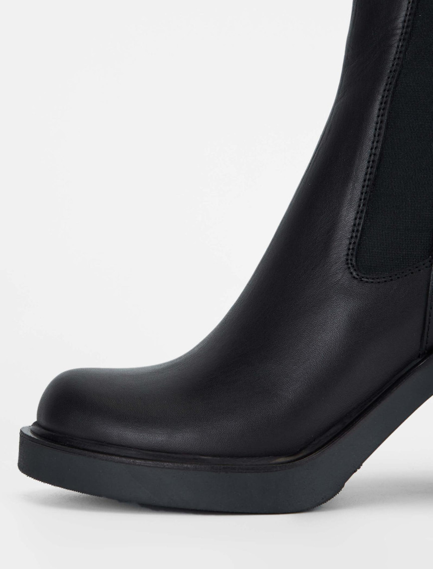 Tamer Tanca Kadın Hakiki Deri Siyah Deri Casual Bot Tamer Tanca Kadın Hakiki Deri Siyah Deri Casual Bot