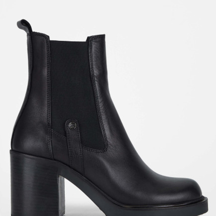 Tamer Tanca Kadın Hakiki Deri Siyah Deri Casual Bot