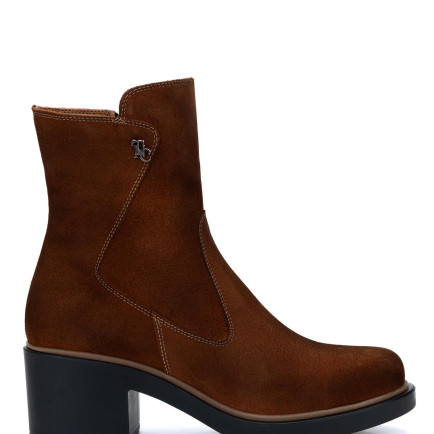 Tamer Tanca Kadın Hakiki Deri Kahverengi Casual Bot