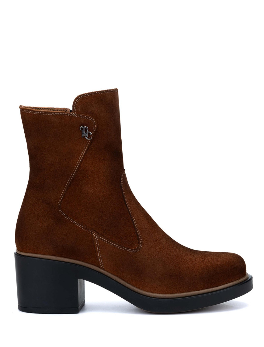 Tamer Tanca Kadın Hakiki Deri Kahverengi Casual Bot Tamer Tanca Kadın Hakiki Deri Kahverengi Casual Bot