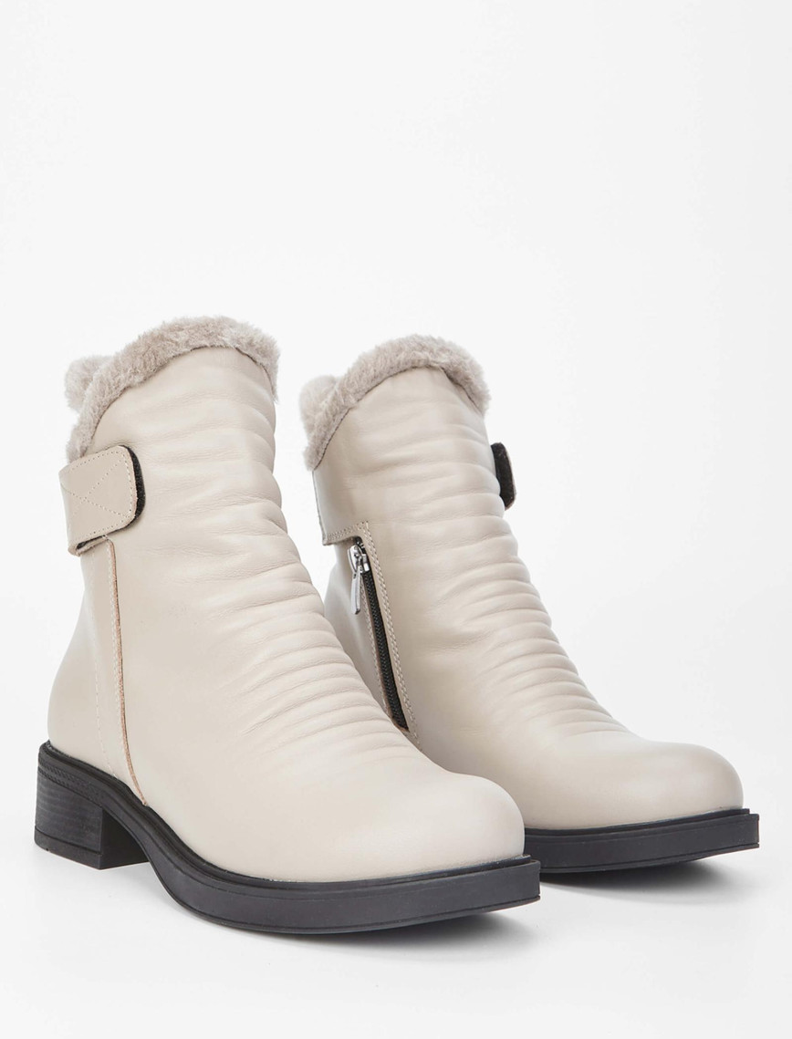 Tamer Tanca Kadın Hakiki Deri Vizon Casual Bot Tamer Tanca Kadın Hakiki Deri Vizon Casual Bot