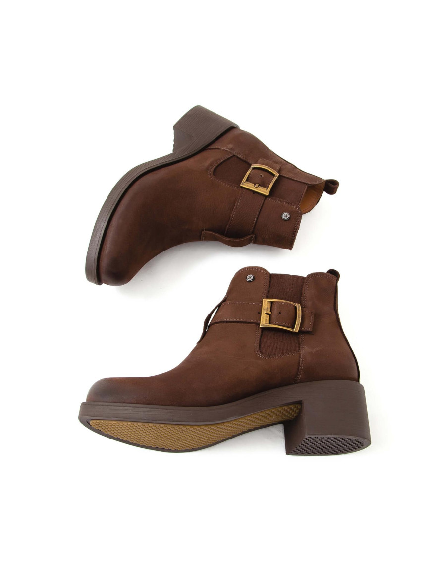 Tamer Tanca Kadın Hakiki Deri Kahverengi Nubuk Casual Bot Tamer Tanca Kadın Hakiki Deri Kahverengi Nubuk Casual Bot