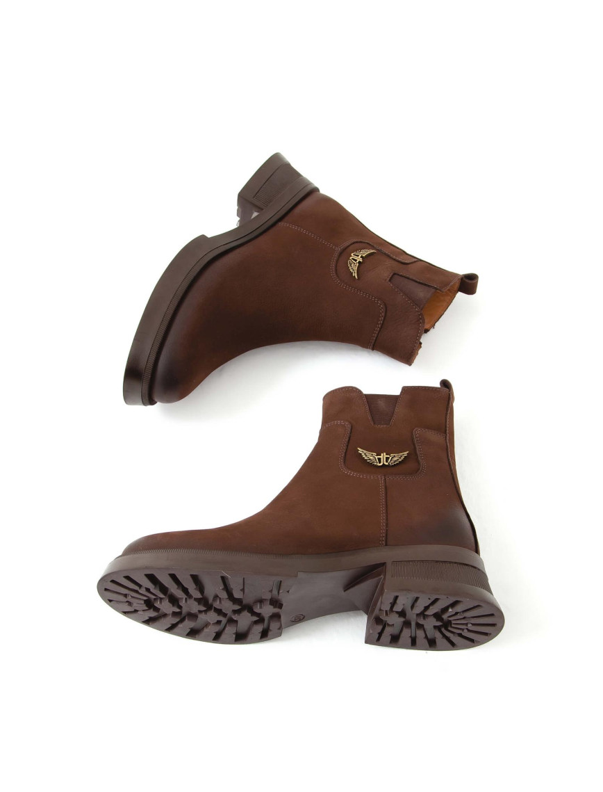 Tamer Tanca Kadın Hakiki Deri Kahverengi Nubuk Casual Bot Tamer Tanca Kadın Hakiki Deri Kahverengi Nubuk Casual Bot