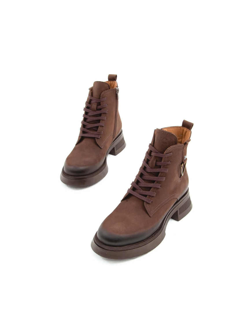 Tamer Tanca Kadın Hakiki Deri Kahverengi Nubuk Casual Bot