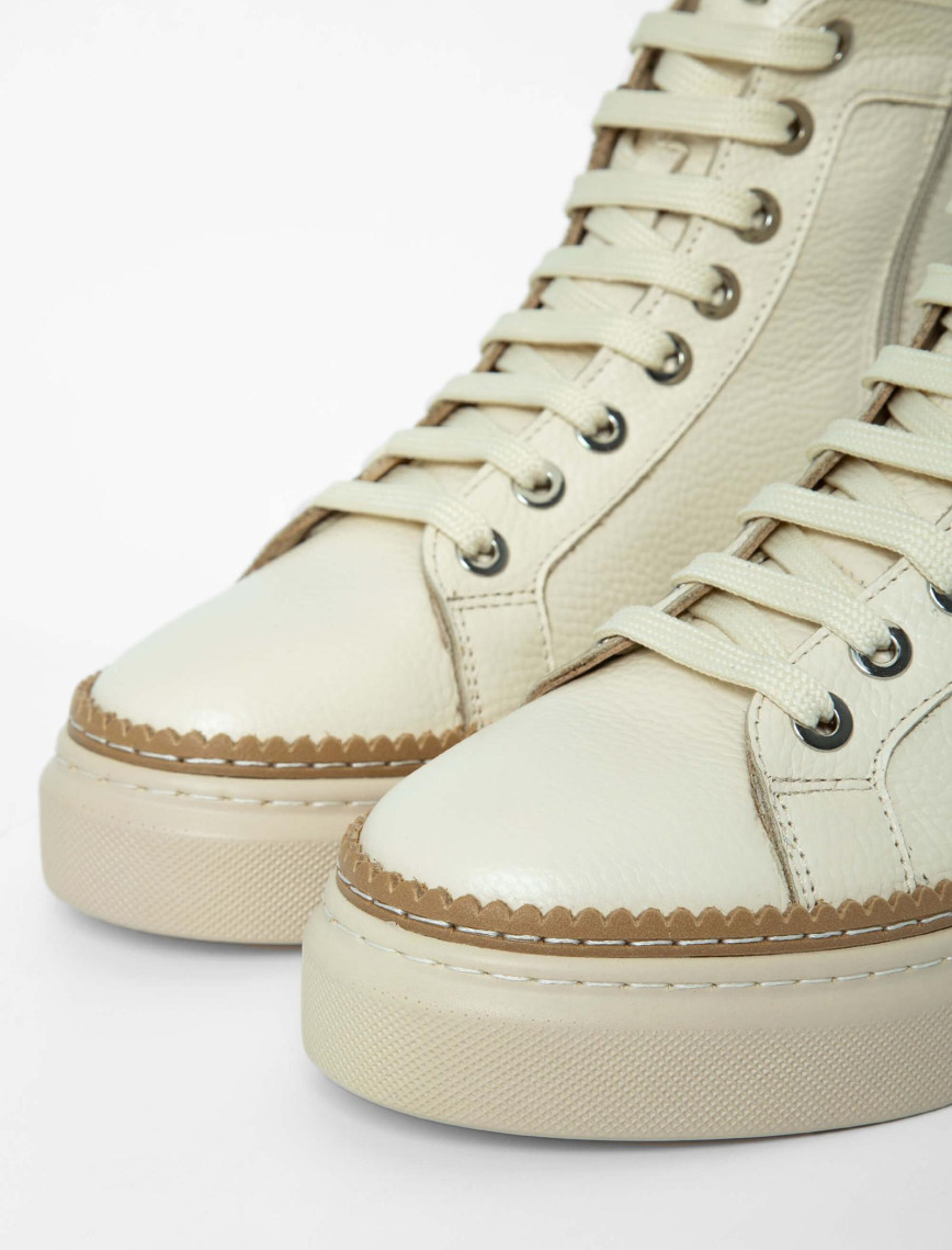 Tamer Tanca Kadın Hakiki Deri Bej Casual Bot Tamer Tanca Kadın Hakiki Deri Bej Casual Bot