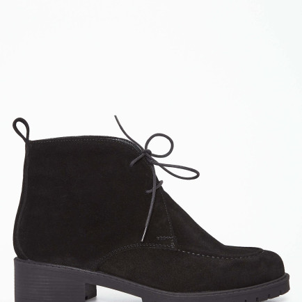 Tamer Tanca Kadın Hakiki Deri Siyah Süet Casual Bot