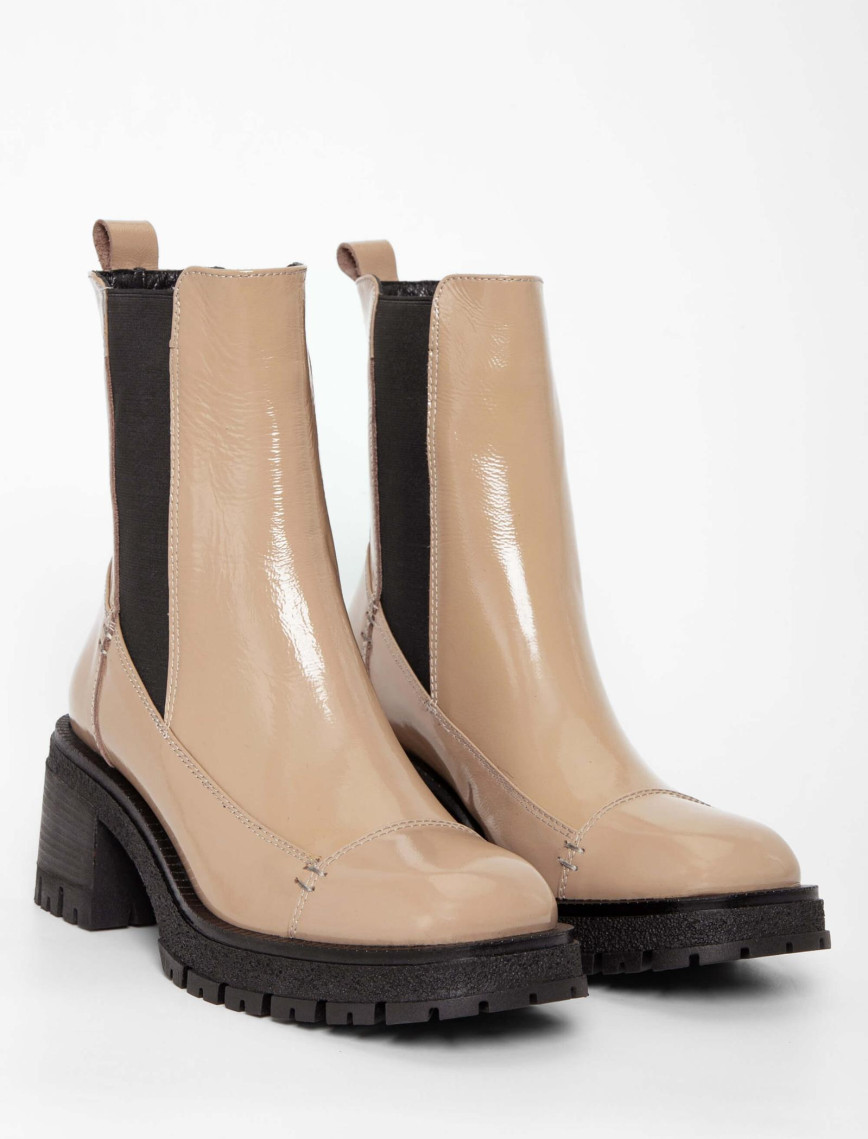 Tamer Tanca Kadın Hakiki Deri Vizon Rugan Casual Bot