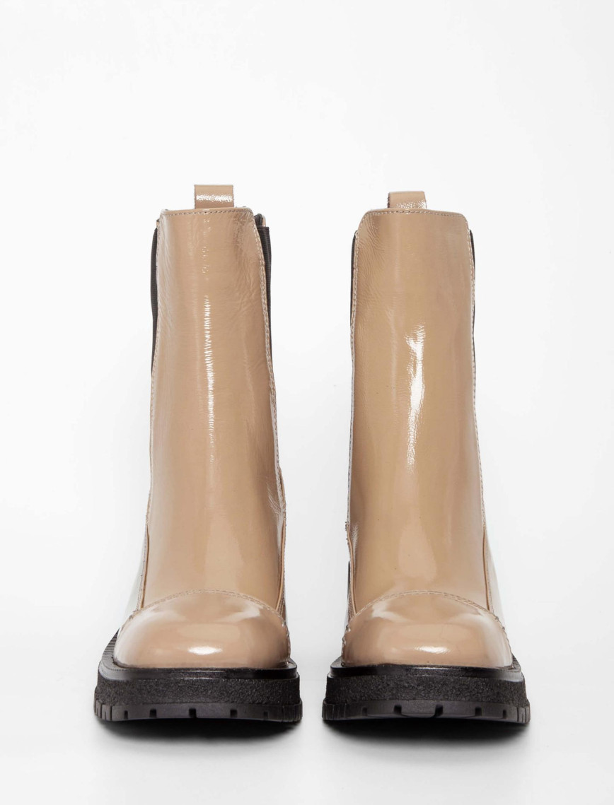 Tamer Tanca Kadın Hakiki Deri Vizon Rugan Casual Bot