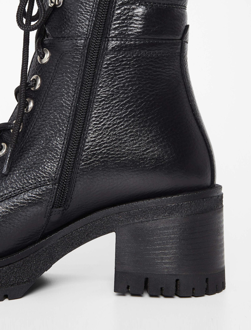 Tamer Tanca Kadın Hakiki Deri Siyah Casual Bot