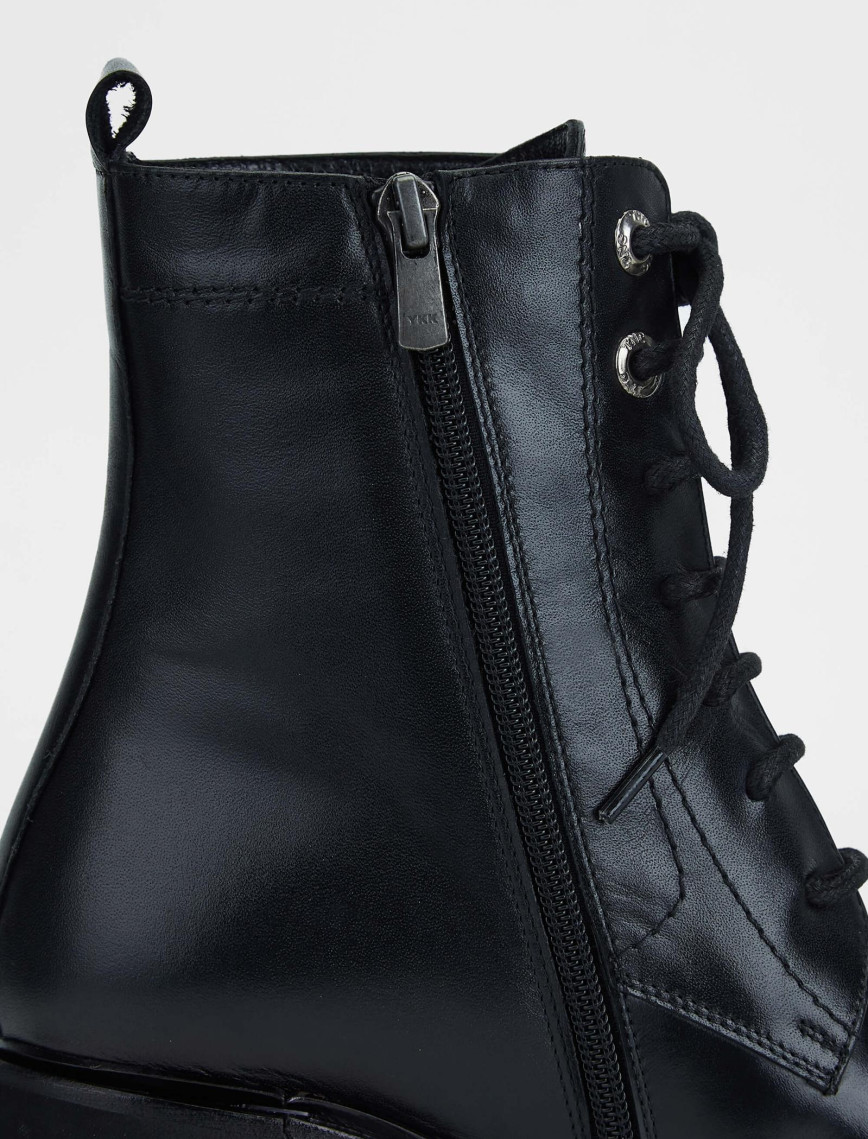 Tamer Tanca Kadın Hakiki Deri Siyah Deri Casual Bot Tamer Tanca Kadın Hakiki Deri Siyah Deri Casual Bot