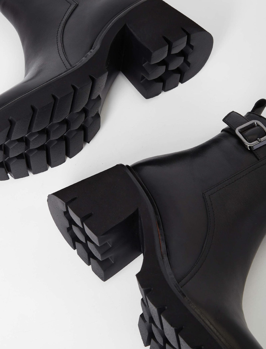 Tamer Tanca Kadın Hakiki Deri Siyah Deri Casual Bot Tamer Tanca Kadın Hakiki Deri Siyah Deri Casual Bot